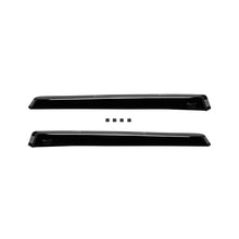 Set deflettori anteriori e posteriori per Peugeot 407 station wagon 2004-2010, con 5 porte, scuro fumé, 4 pezzi