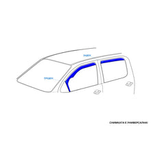 Carica l'immagine nel visualizzatore di Gallery, Set deflettori anteriori e posteriori per Range Sport 2005-2012, scuro fumé, 4 pezzi