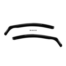 Set deflettori anteriori e posteriori per Renault Megane station wagon 2009-2016, con 5 porte, scuro fumé, 4 pezzi