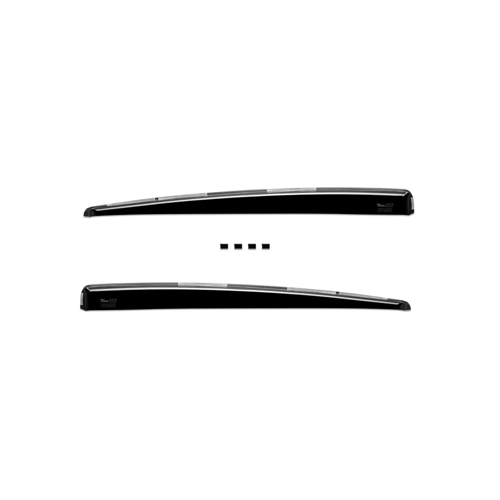 Set deflettori anteriori e posteriori per Seat Leon 2006-2012, con 5 porte, scuro fumé, 4 pezzi