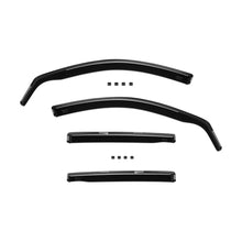 Set deflettori anteriori e posteriori per Skoda Fabia 2000-2007, con 5 porte, scuro fumé, 4 pezzi