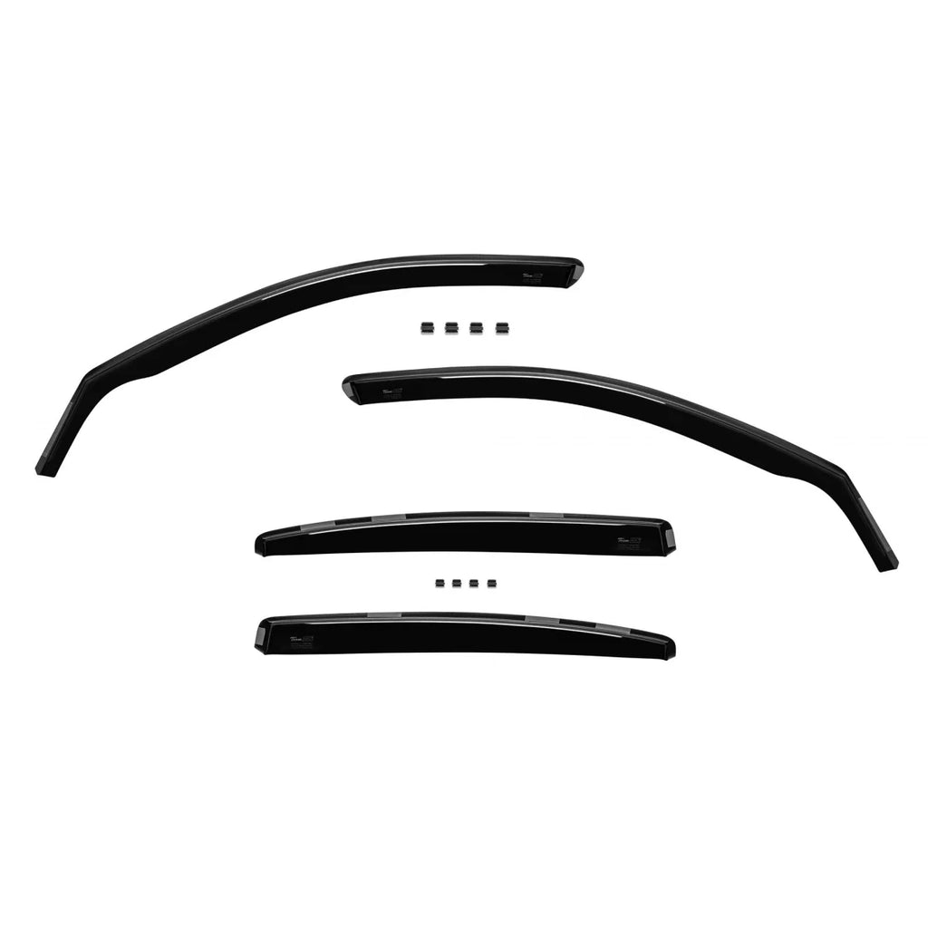 Set deflettori anteriori e posteriori per Skoda Octavia II 4/5 porte berlina/liftback 2004-2013, 4 pezzi