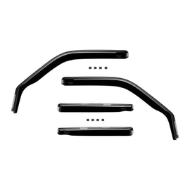 Set deflettori anteriori e posteriori per Suzuki Swift 2005-2010, con 5 porte, scuro fumé, 4 pezzi