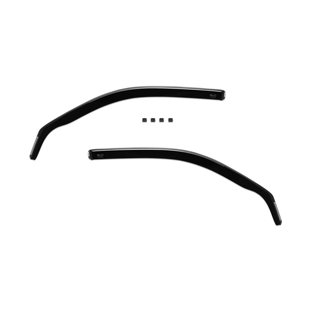 Set deflettori anteriori e posteriori per Toyota Land Cruiser J150 dal 2009, con 5 porte, scuro fumé, 4 pezzi