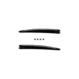 Set deflettori anteriori e posteriori per Volvo S60 2010-2018, con 4 porte, scuro fumé, 4 pezzi