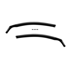 Set deflettori anteriori e posteriori per Volvo V50 2004-2012, con 5 porte, scuro fumé, 4 pezzi