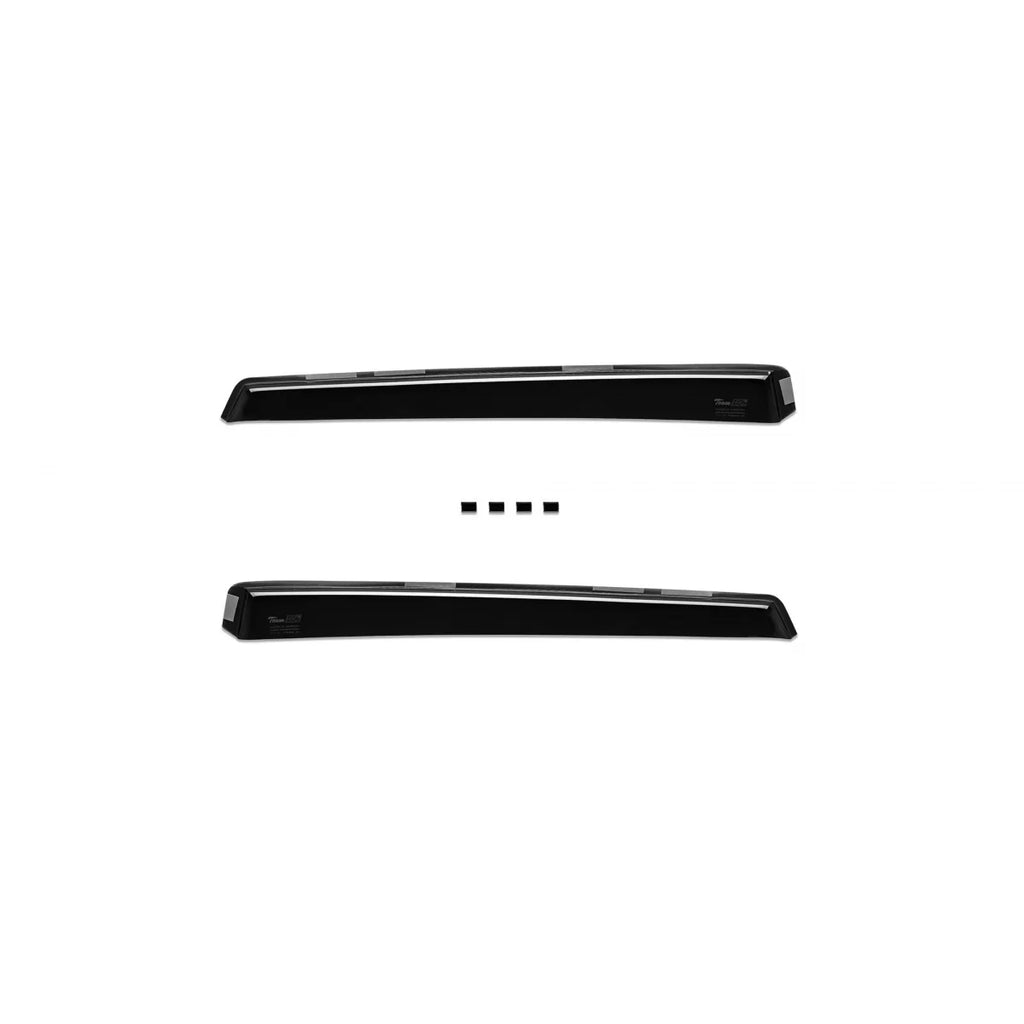 Set deflettori anteriori e posteriori per Volvo V50 2004-2012, con 5 porte, scuro fumé, 4 pezzi