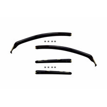 Set deflettori anteriori e posteriori per Volvo V60 2010-2018, con 5 porte, scuro fumé, 4 pezzi