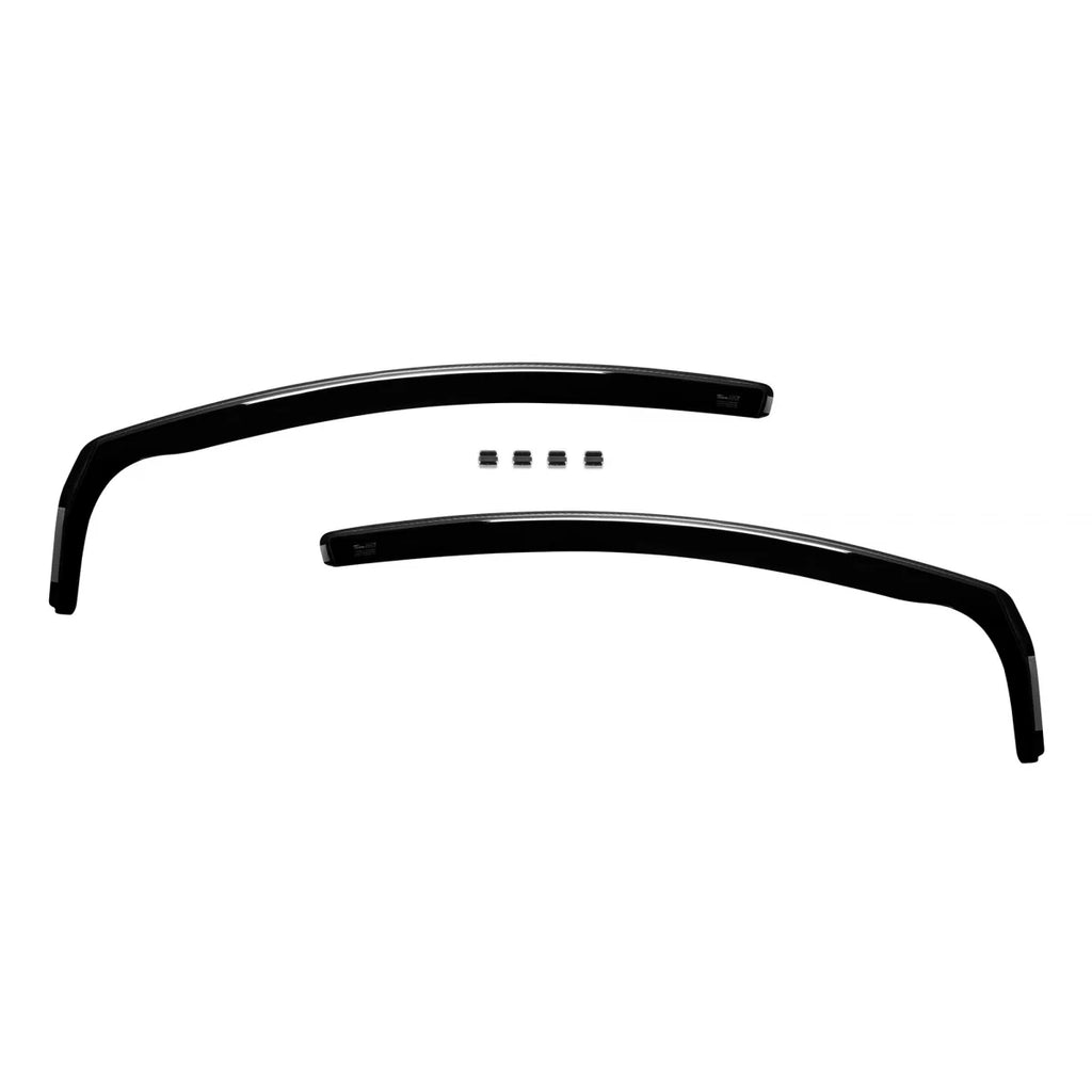 Set deflettori anteriori e posteriori per VW Golf V Plus 2005-2014, con 5 porte, scuro fumé, 4 pezzi