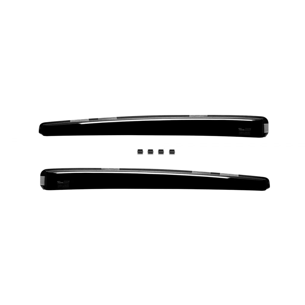 Set deflettori anteriori e posteriori per VW Golf V Plus 2005-2014, con 5 porte, scuro fumé, 4 pezzi