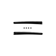 Set deflettori anteriori e posteriori per VW Golf VI hatchback 2008-2012, con 5 porte, scuro fumé, 4 pezzi