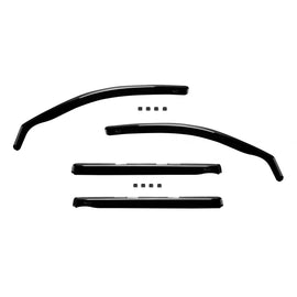Set deflettori anteriori e posteriori per VW Passat station wagon 1997-2004, con 5 porte, scuro fumé, 4 pezzi