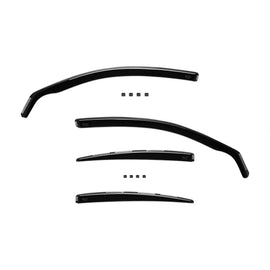 Set deflettori anteriori e posteriori per VW Passat berlina 1997-2004, con 4 porte, scuro fumé, 4 pezzi