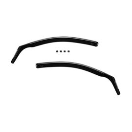 Set deflettori anteriori e posteriori per VW Polo 2002-2009, con 5 porte, scuro fumé, 4 pezzi