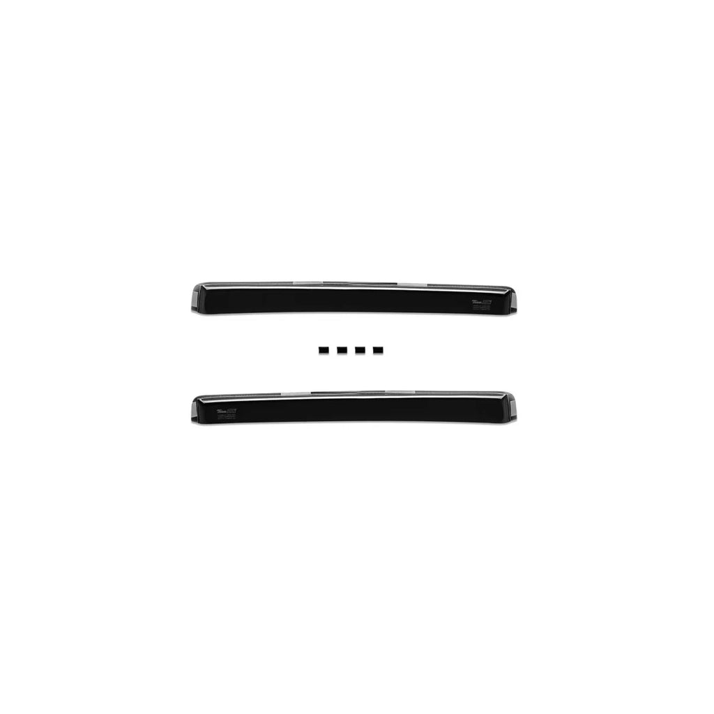 Set deflettori anteriori e posteriori per VW Tiguan 2007-2015, con 5 porte, scuro fumé, 4 pezzi