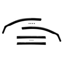 Set deflettori anteriori e posteriori per VW Touareg 2002-2010, con 5 porte, scuro fumé, 4 pezzi