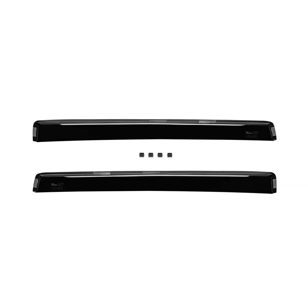 Set deflettori anteriori e posteriori per VW Touareg 2002-2010, con 5 porte, scuro fumé, 4 pezzi