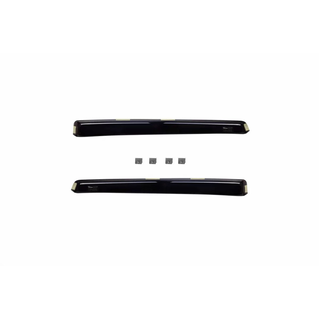 Set deflettori anteriori e posteriori per VW Touareg 2010-2018, con 5 porte, scuro fumé, 4 pezzi