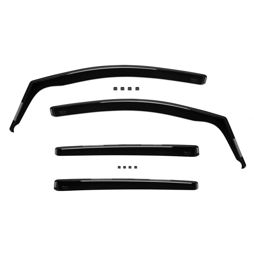 Set deflettori anteriori e posteriori per VW Touran dal 2015, con 5 porte, scuro fumé, 4 pezzi