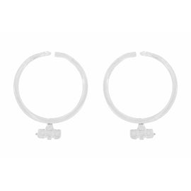Set guide luminose per grande anello on BMW Serie 5 E60 berlina, E61 Touring 2007-2010 per il modello con xenon fari
