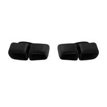 Set di ovale nero lucido Terminali di scarico GT tipo per Porsche Panamera 971 2016-2021