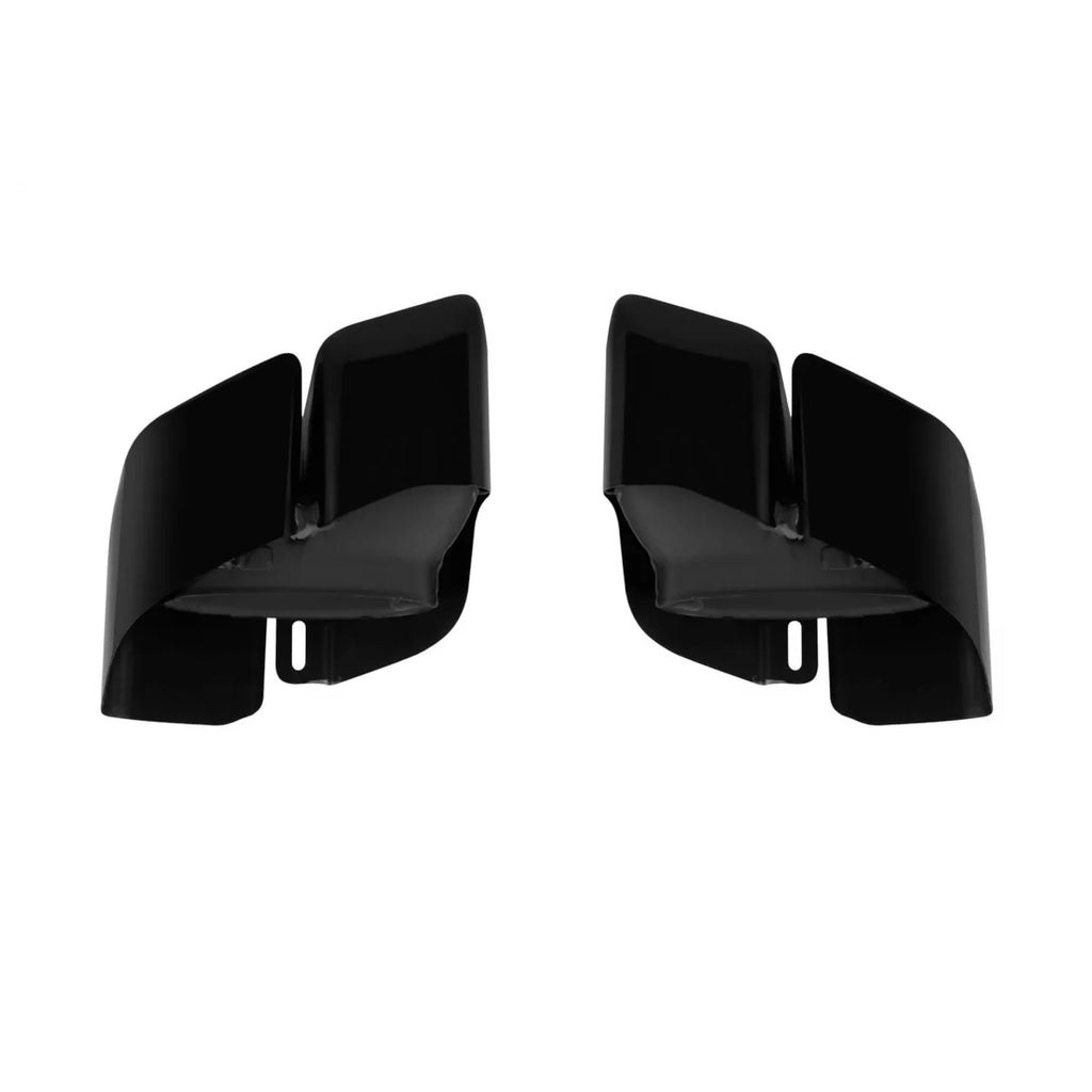 Set di ovale nero lucido Terminali di scarico GT tipo per Porsche Panamera 971 2016-2021