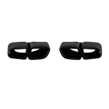 Set di ovale nero lucido Terminali di scarico GT tipo per Porsche Panamera 971 2016-2021