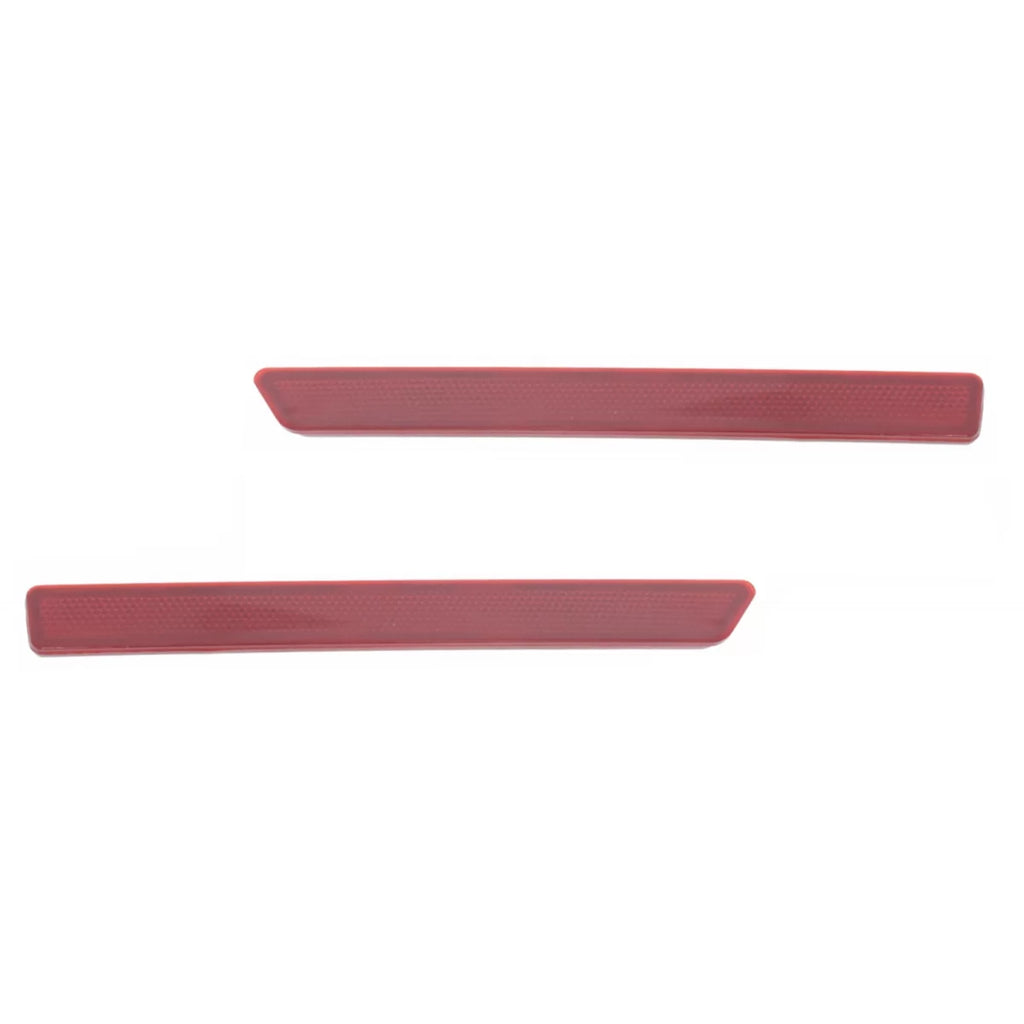 Set rosso catarifrangenti per BMW Serie 3 F30 (2011-2019) solo EVO design Paraurti posteriore