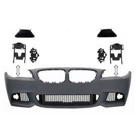 Set SRA copertura paraurti fari anteriori lavaggio sistema coperture per BMW Serie 5 F10 F11 (2010-2014) M-Tech design