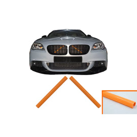 Set V-rinforzo Ornaments griglia lamelle inserti modanatura per BMW 1 2 3 4 5 6 Serie 7 arancione