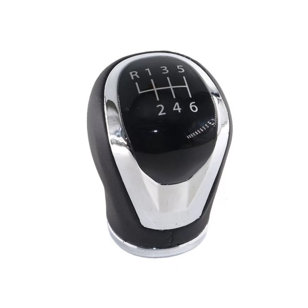 Pomello cambio nero/cromato per Nissan Qashqai J11 5 con 6 marce GK3174
