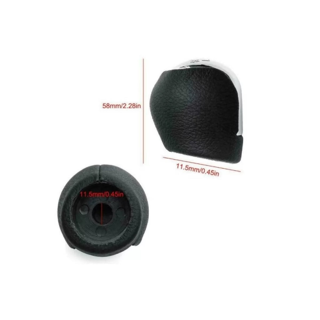 Pomello cambio nero/cromato per Opel Vectra C con 5 marce GK3486