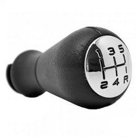 Pomello cambio nero/cromato per Peugeot 106, 206, 306, 406 con 5 marce BRN1124