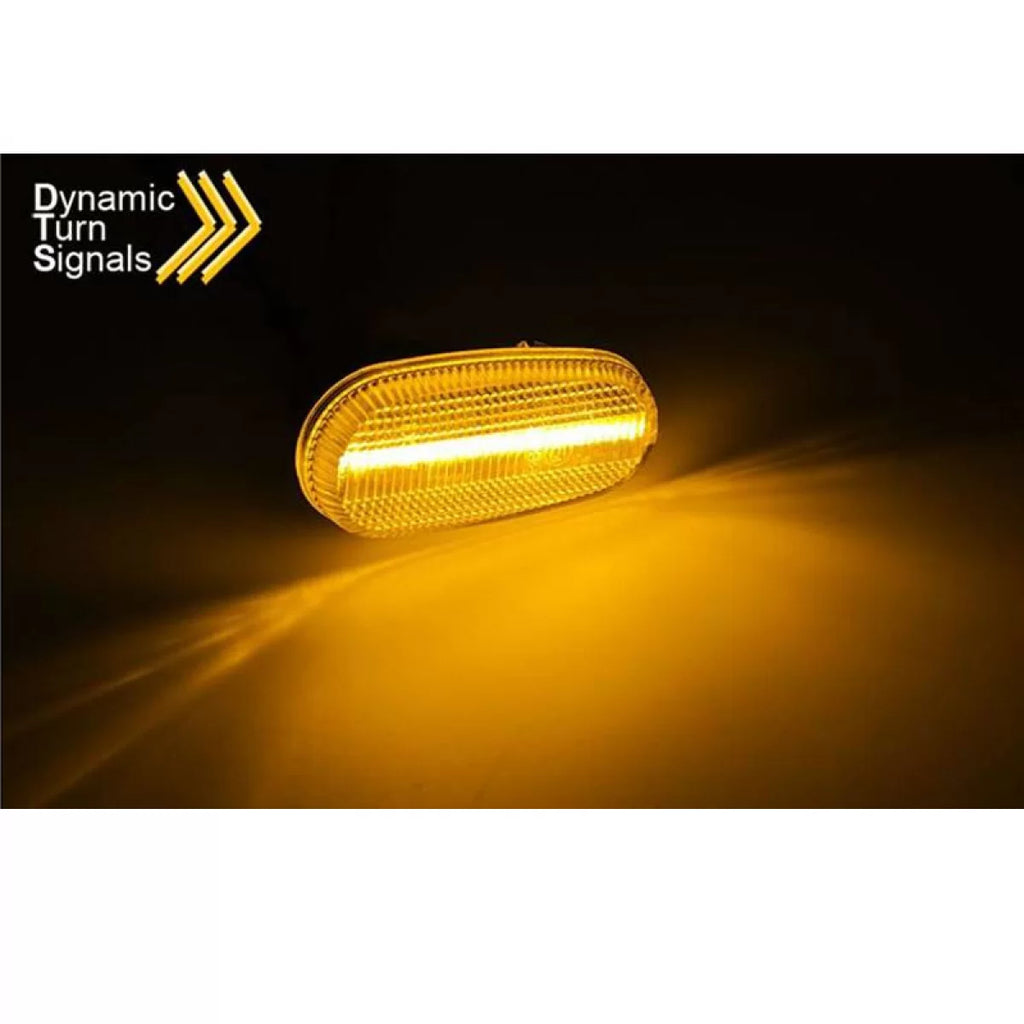 Frecce laterali per Alfa Romeo Mito / 147 00-04 bianco Led dinamico 2 pezzi