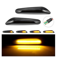 Carica l'immagine nel visualizzatore di Gallery, Frecce laterali per BMW 1 E81 / E82 / E87 / E88 / 3 E90 / E91 / E92 / E93 / X1 E84 / X3 E83 LED dinamico fumé 2 pezzi