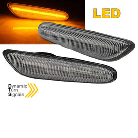 Frecce laterali per BMW 1 E81 / E82 / E87 / E88 / 3 E90 / E91 / E92 / E93 / X1 E84 / X3 E83 LED dinamico bianco 2 pezzi