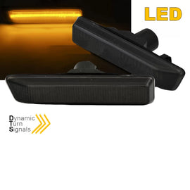 Frecce laterali per BMW 3 E36 96-99 / X5 E53 99-03 LED dinamico fumé 2 pezzi