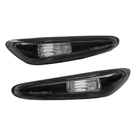 Frecce laterali per BMW 3 E46 berlina 01-05 / Touring 01-05 / 5 E60/E61 03-10 / X3 E83 03-10 nero 2 pezzi