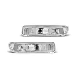 Frecce laterali per BMW 3 E46 berlina 99-01 / Touring 99-01 / compatto 01-04 / Coupe 99-03 cromato 2 pezzi