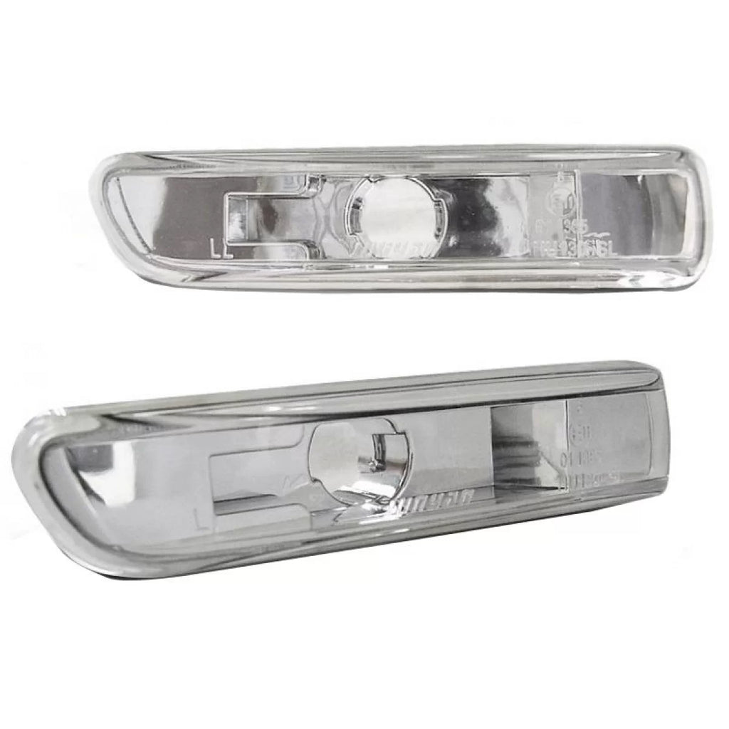 Frecce laterali per BMW 3 E46 berlina 99-01 / Touring 99-01 / compatto 01-04 / Coupe 99-03 cromato 2 pezzi