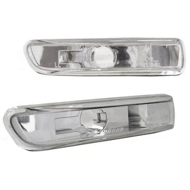 Frecce laterali per BMW 3 E46 berlina 99-01 / Touring 99-01 / compatto 01-04 / Coupe 99-03 cromato 2 pezzi
