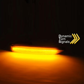 Frecce laterali per BMW 7 E65, E66, E67 01-08 LED dinamico fumé 2 pezzi