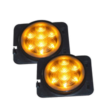 Carica l'immagine nel visualizzatore di Gallery, Frecce laterali per Jeep Wrangler JK 07-18 fumé Led 2 pezzi