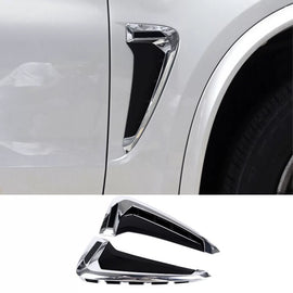 Laterale parafango bocchette per BMW X5 F15 13-18 M-stile cromato / nero 2 pezzi