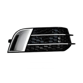 Laterale griglie fendinebbia lampada coperture per Audi A1 8X (2010-2015) RS1 design nero con spazzolato alluminio