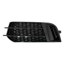 Laterale griglie fendinebbia lampada coperture per Audi A1 8X (2010-2015) RS1 design Nero lucido