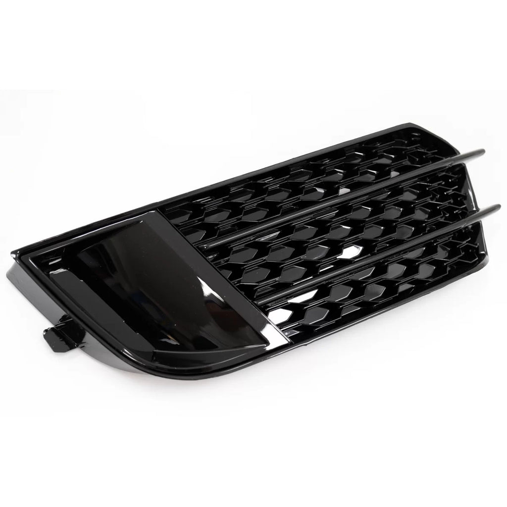 Laterale griglie fendinebbia lampada coperture per Audi A1 8X (2010-2015) RS1 design Nero lucido