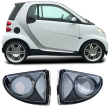 Laterale freccia set trasparente vetro nero per Smart ForTwo Cabrio Coupe 451 2007-2015