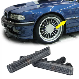 Laterale frecce nero fumé per Serie 7 BMW 38 1994-2001