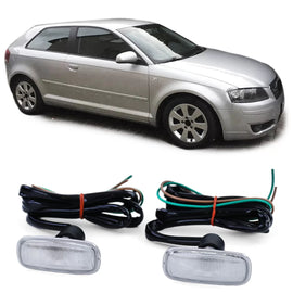 Laterale frecce bianco coppia per Audi A8 4G A4 8D2 A3 8L A6 C5 TT 8N A2